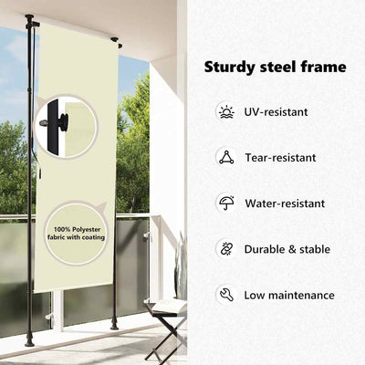 Kerma ulkorullaverho Feliana 120x270cm