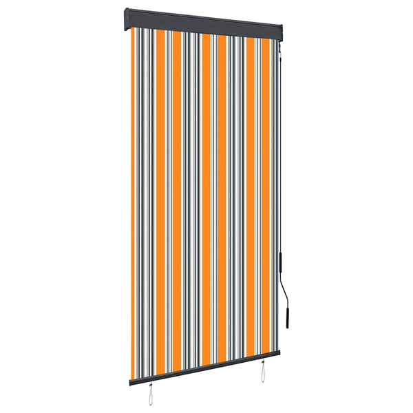 Ulkorullaverho 80x250 cm keltainen ja sininen
