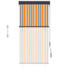 Ulkorullaverho 80x250 cm keltainen ja sininen