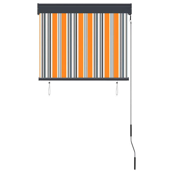 Ulkorullaverho 80x250 cm keltainen ja sininen