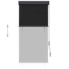 Ulkorullaverho 80x250 cm antrasiitti