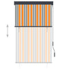 Ulkorullaverho 100x250 cm keltainen ja sininen