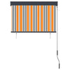 Ulkorullaverho 100x250 cm keltainen ja sininen