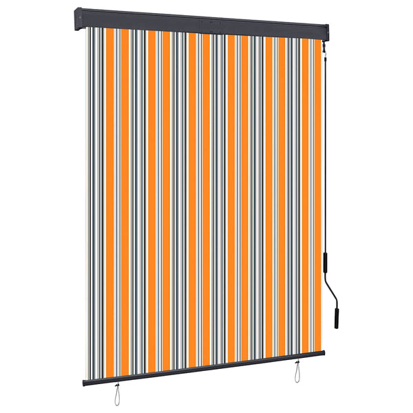 Ulkorullaverho 140x250 cm keltainen ja sininen