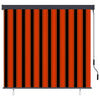 Ulkorullaverho 160x250 cm oranssi ja ruskea