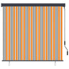 Ulkorullaverho 170x250 cm keltainen ja sininen