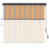 Ulkorullaverho 170x250 cm keltainen ja sininen