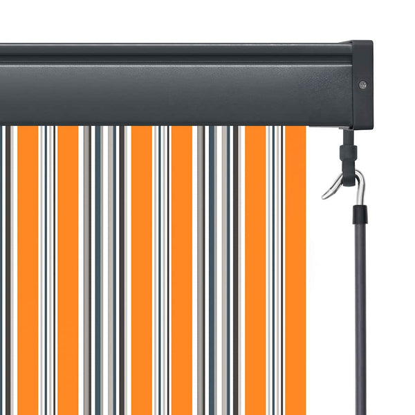 Ulkorullaverho 170x250 cm keltainen ja sininen