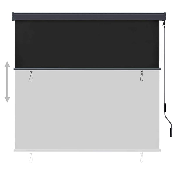 Ulkorullaverho 170x250 cm antrasiitti
