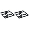 Polkujen luomismuotit 2 kpl 50,4x50,4x4,3 cm muovi