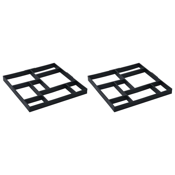 Polkujen luomismuotit 2 kpl 50,4x50,4x4,3 cm muovi