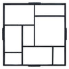 Polkujen luomismuotit 2 kpl 50,4x50,4x4,3 cm muovi