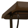 Ruskea lasten keinupenkki Pinita 115x75x110cm (kangas)