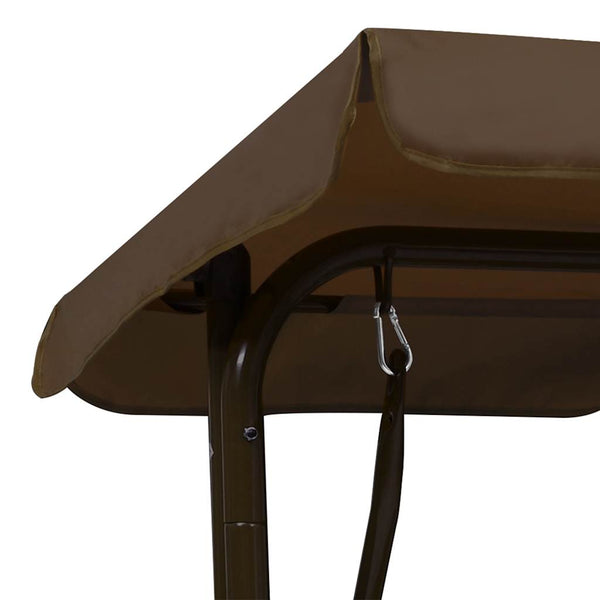 Ruskea lasten keinupenkki Pinita 115x75x110cm (kangas)