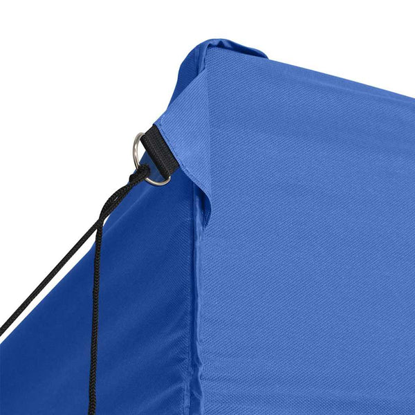 Sininen kokoontaittuva juhlateltta Filanda 3x4 m (3 sivuseinää teräs)