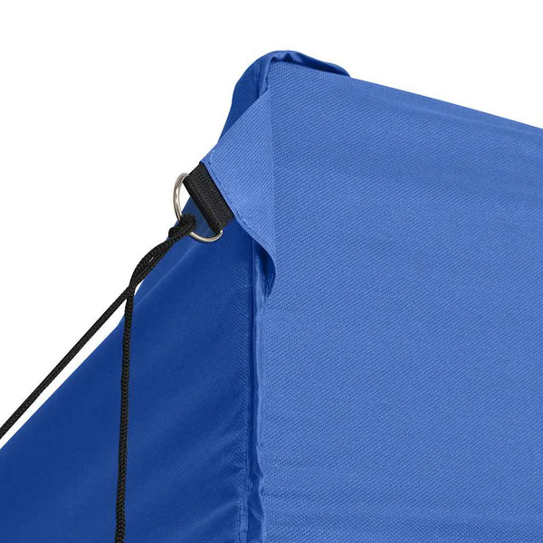 Sininen kokoontaittuva juhlateltta Szigismund 3x4 m (4 sivuseinää teräs)
