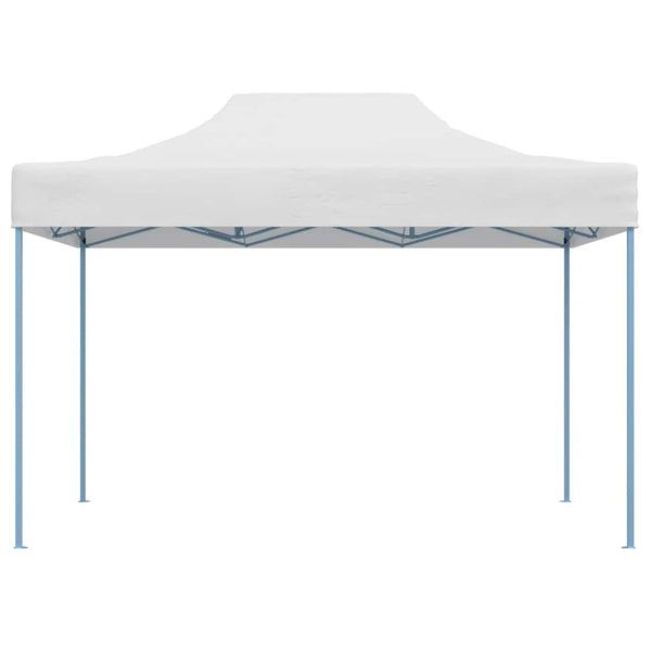 Valkoinen ammattilaisten kokoontaittuva juhlateltta Marguerita 3x4 m (teräs)