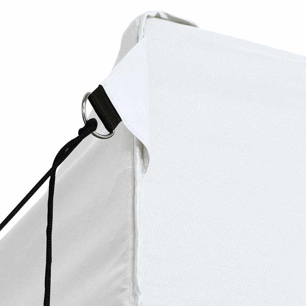 Valkoinen kokoontaittuva juhlateltta Filanda 3x4 m (3 sivuseinää, teräs)