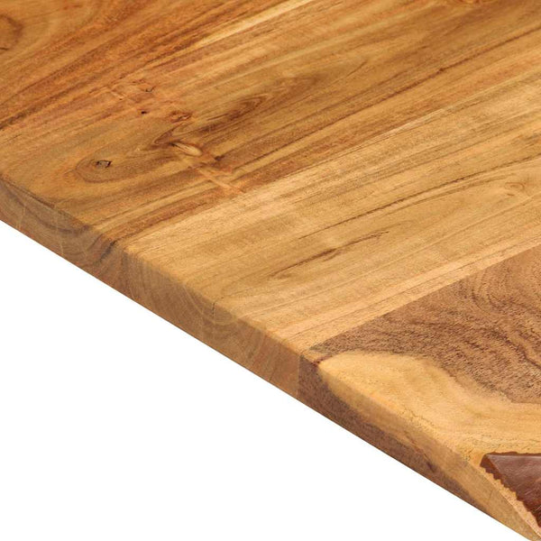 Kylpyhuoneen peilipöydän levy täysi akaasiapuu 100x52x2,5 cm