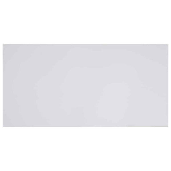 Ruokapöytä valkoinen ja musta 120x60x74 cm MDF