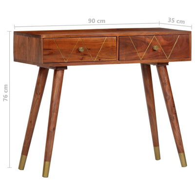 Senkki 90x35x76 cm täysi akaasiapuu