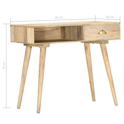 Konsolipöytä 90x45x75 cm täysi mangopuu