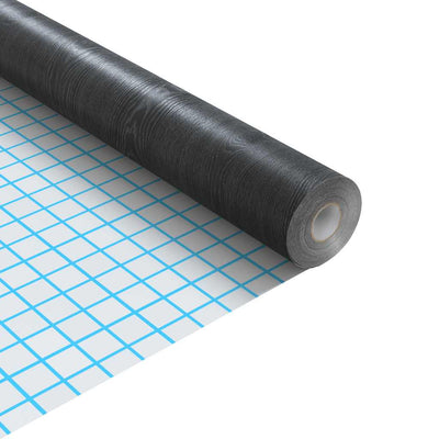 Tumma puu itseliimautuva huonekalukalvo Stache 500x90cm (pvc)