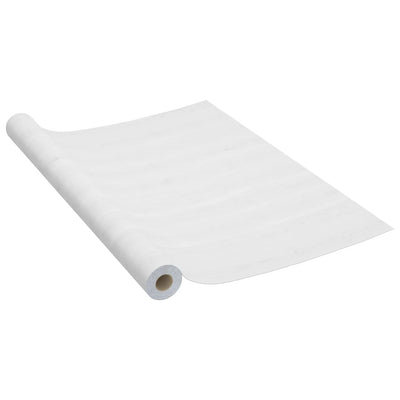 Valkoinen itseliimautuva huonekalukalvo Stache 500x90cm (pvc)