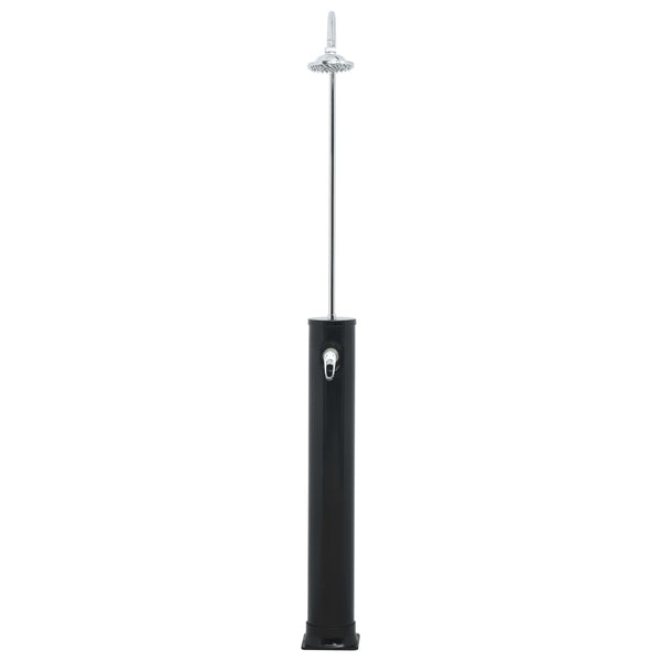 Musta aurinkovoimasuihku Stetca 214cm 20 l