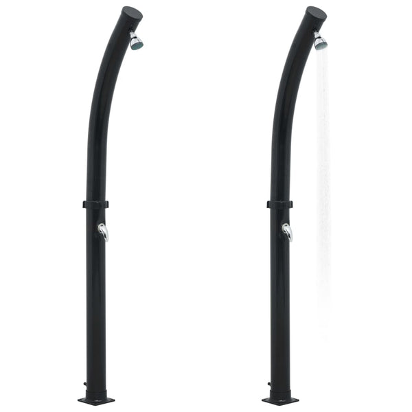 Musta aurinkovoimasuihku Mirax 214cm 20 l
