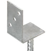 Aita-ankkurit 6 kpl hopea 8x6x30 cm galvanoitu teräs