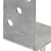 Aita-ankkurit 6 kpl hopea 8x6x30 cm galvanoitu teräs