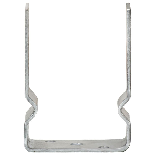 Aita-ankkurit 6 kpl hopea 10x6x15 cm galvanoitu teräs