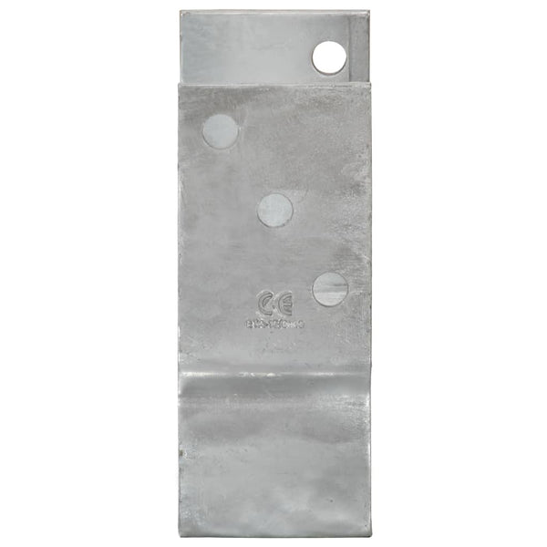 Aita-ankkurit 6 kpl hopea 10x6x15 cm galvanoitu teräs