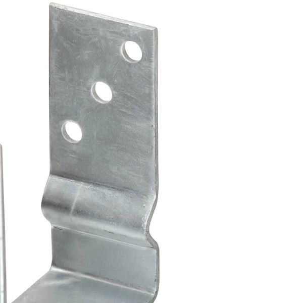 Aita-ankkurit 6 kpl hopea 10x6x15 cm galvanoitu teräs