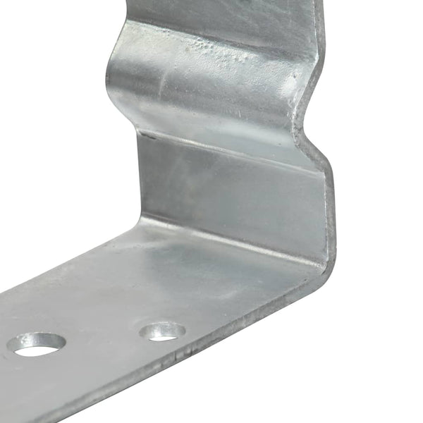 Aita-ankkurit 6 kpl hopea 10x6x15 cm galvanoitu teräs