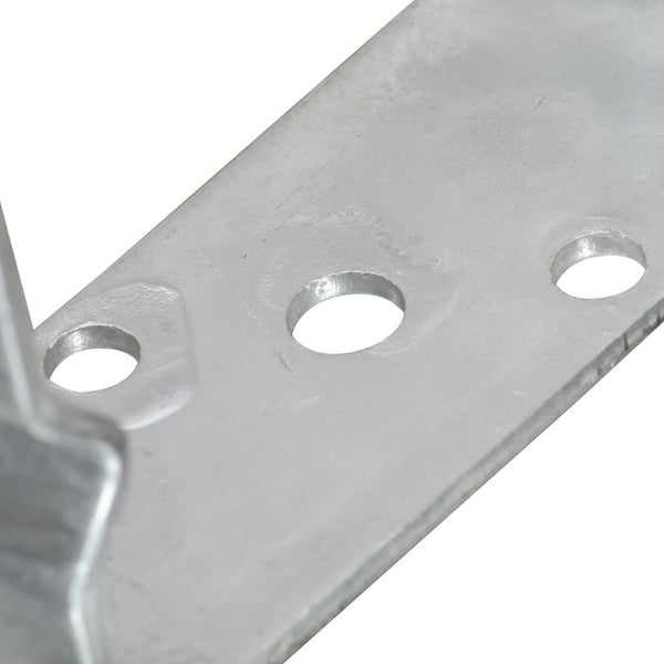 Aita-ankkurit 6 kpl hopea 10x6x15 cm galvanoitu teräs