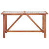 5-osainen puutarhan ruokailuryhmä mosaiikkipöytälevy ja akaasia