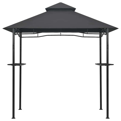 Antrasiitti bbq-huvimaja Kusztos 240x150x255cm (teräs)