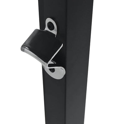 Antrasiitti bbq-huvimaja Kusztos 240x150x255cm (teräs)