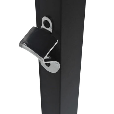 Antrasiitti bbq-huvimaja Kusztos 240x150x255cm (teräs)