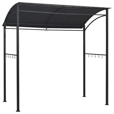 Antrasiitti bbq-huvimaja Sabinas 215x150x220cm (teräs)