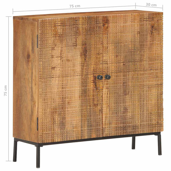 Senkki 75x30x75 cm täysi mangopuu
