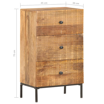Senkki 45x30x75 cm täysi mangopuu