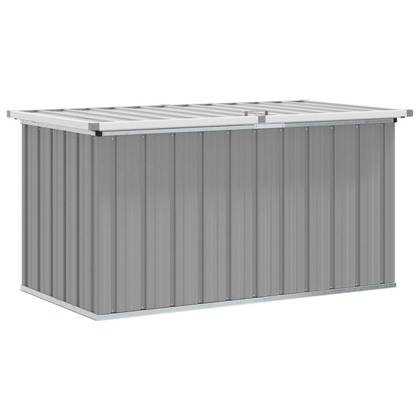 Puutarhan varastoarkku harmaa 129x67x65 cm