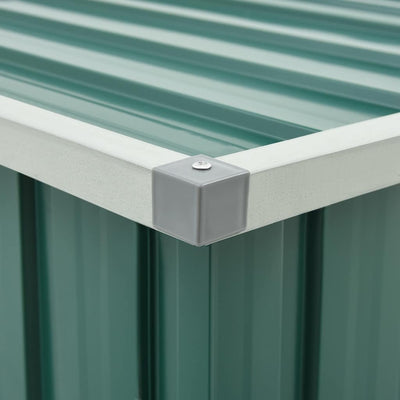 Vihreä puutarhan varastoarkku Ghesin 149x99x93cm