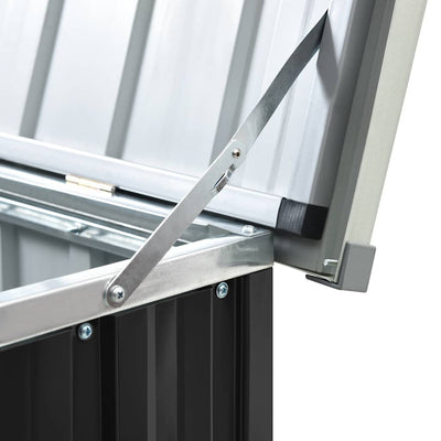 Antrasiitti puutarhan varastoarkku Ghesin 171x99x93cm