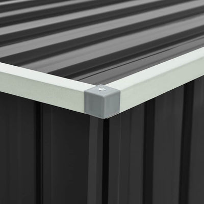 Antrasiitti puutarhan varastoarkku Ghesin 171x99x93cm