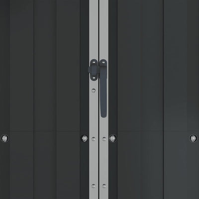 Antrasiitti puutarhavaja Melony 116x45x175cm (galvanoitu teräs)