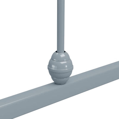 Harmaa sängynrunko Byatrice 100x200cm (metalli)